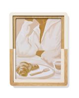 HEMA Fotolijst 15x20cm wit-hout (creme)
