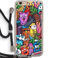 Vexx Mixtape: iPhone 6 PLUS / 6S PLUS Transparant Hoesje met koord
