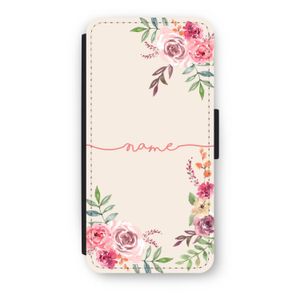 Rozen: iPhone 7 Flip Hoesje