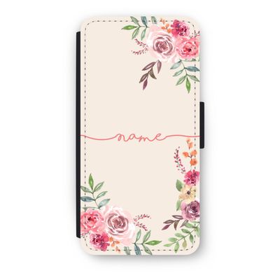 Rozen: iPhone 7 Flip Hoesje