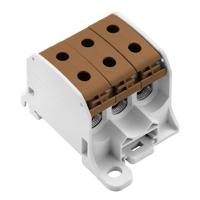 Weidmüller 2874540000 Verdeelblok Schroeven Lichtgrijs, Bruin 3 stuk(s)