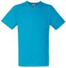 Fruit Of The Loom F270 Valueweight V-Neck T - Azure Blue - L