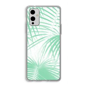 Palmbladeren: OnePlus 9 Transparant Hoesje