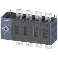 Siemens 3KD42400PE100 Belastbare scheidingsschakelaar 4-polig 400 A 690 V/AC