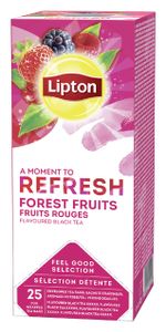 Thee Lipton Refresh Bosvruchten 25stuks