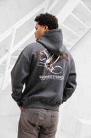 Quotrell Raptor Hoodie Heren Grijs - Maat XL - Kleur: Grijs | Soccerfanshop