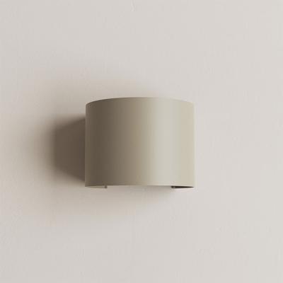 Wandlamp Bari Rond Quartz Incl. lamp