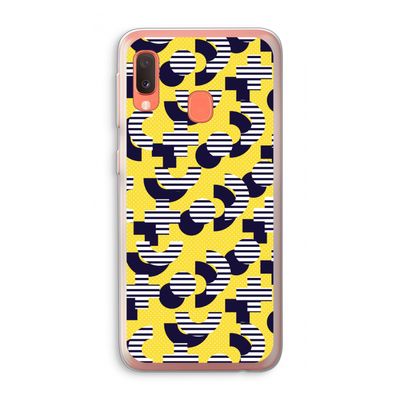 8-bit N°3: Samsung Galaxy A20e Transparant Hoesje