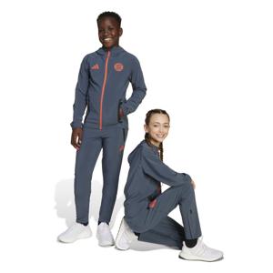 adidas Bayern München Vis Tech Trainingspak Full-Zip 2025-2026 Kids Donkergrijs Oranje