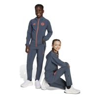 adidas Bayern München Vis Tech Trainingspak Full-Zip 2025-2026 Kids Donkergrijs Oranje