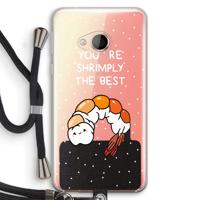 You're Shrimply The Best: HTC U Play Transparant Hoesje met koord