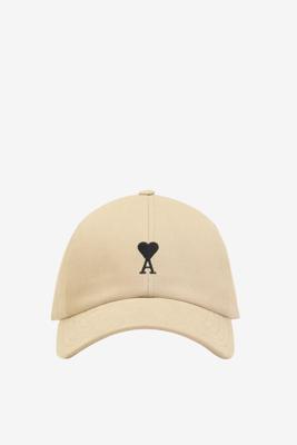 Ami Paris cap Coton UCP270.CO0132 cafe creme