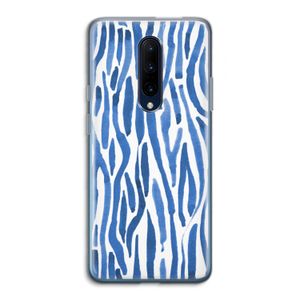 Blauwe nerven: OnePlus 7 Pro Transparant Hoesje