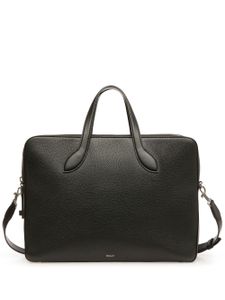 Bally pochette d'ordinateur en cuir colour block - Noir