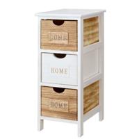 Ladekast Gift Decor Home Wit Bruin 26 x 63 x 32 cm