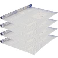 Boeklon kaftfolie zelfklevend - 4x - 250 x 33 cm - Boeken kaften kaftpapier - lamineerfolie