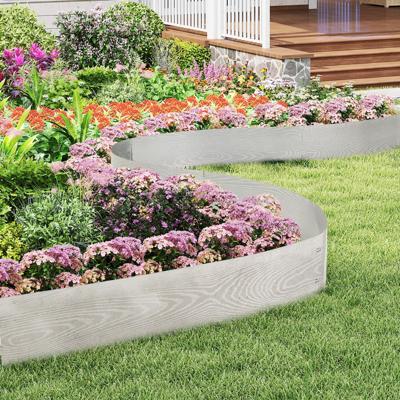 Tuinafscheiding Van Gegalvaniseerd Metaal Flexibele Gazonafscheiding Decoratieve Bloembedafscheiding