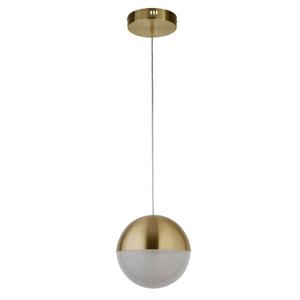 Searchlight 1-lichts hanglampMarbles goud - 5881SB