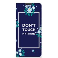 Xiaomi Redmi Note 10 Pro Design Case Flowers Blue DTMP - thumbnail