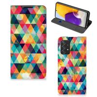 Samsung Galaxy A72 (5G/4G) | Hoesje met Magneet | Geruit