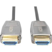 Digitus AK-330126-200-S HDMI-kabel HDMI Aansluitkabel HDMI-A-stekker, HDMI-A-stekker 20.00 m Zwart 8K UHD, Afgeschermd (dubbel) - thumbnail