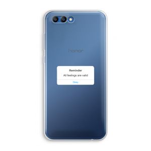 Reminder: Honor 10 Transparant Hoesje