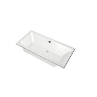 Xenz Kristal Ligbad - 160x75x48 - afvoer Midden - acryl - wit 6984-01 Xenz Kristal Ligbad - 160x75x48 - afvoer Midden - acryl - wit 6984-01