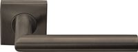 Deurkruk BASICS LB2-19BSQ geveerd op vierkant rozet - brons - thumbnail