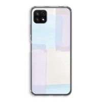 Square pastel: Samsung Galaxy A22 5G Transparant Hoesje