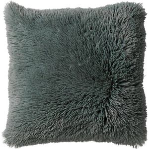 Dutch Decor - FLUFFY - Sierkussen 60x60 cm - superzacht - XL kussen - Jadeite - lichtgroen