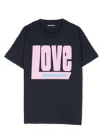 DSQUARED2 KIDS t-shirt en coton à imprimé graphique - Bleu