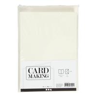 Creativ Company Kaarten en enveloppen off-white, 50 sets