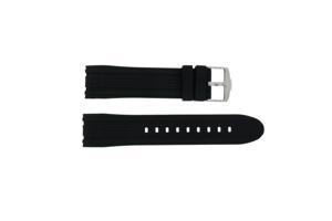 Horlogeband Swiss Military Hanowa 06-4174 Rubber Zwart 24mm