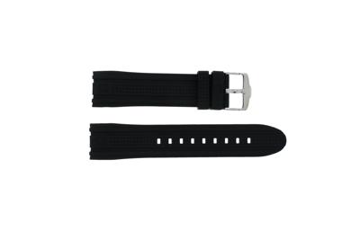 Horlogeband Swiss Military Hanowa 06-4174 Rubber Zwart 24mm