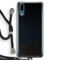 Musketon Halftone: Huawei P20 Transparant Hoesje met koord