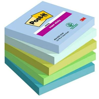 Zelfklevende briefjes Post-it Super Sticky Multicolour 5 Onderdelen 76 x 76 mm