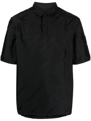 A-COLD-WALL* chemise à logo imprimé - Noir