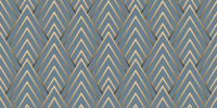 Geometrisch Chevron-patroon vinyl tapijt
