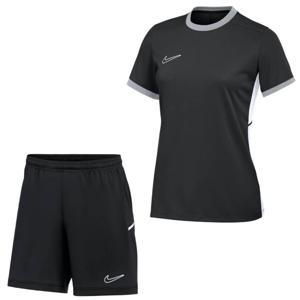 Nike Academy 25 Trainingsset Dames Zwart Grijs Wit