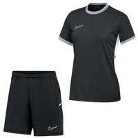 Nike Academy 25 Trainingsset Dames Zwart Grijs Wit