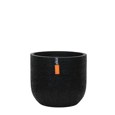 Bloempot Bol Nature Skin Zwart 8 9 Capi Europe