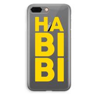 Habibi Blue: iPhone 8 Plus Transparant Hoesje - thumbnail