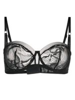 Calvin Klein soutien-gorge en dentelle fleurie - Noir - thumbnail