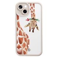 iPhone 15 beige case - Giraffe