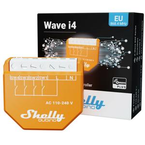 Shelly Qubino Wave i4 Slimme schakelaar Oranje