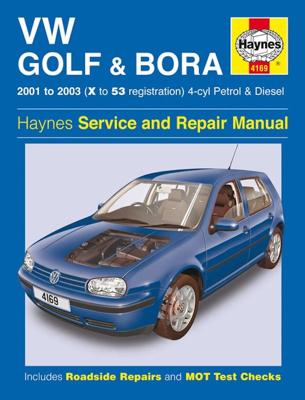 Haynes Werkplaatshandboek VW Golf & Bora 4-cil. benzine & diesel (2001-2003) 4169