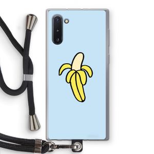 Banana: Samsung Galaxy Note 10 Transparant Hoesje met koord