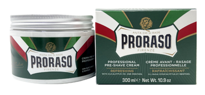 Proraso Crème Green Pre-Shave Cream Refreshing 300ml | Voor Mannen