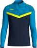 JAKO 8624 Ziptop Iconic - Marine Jako-Blauw/Fluogeel - XL