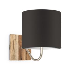 Wandlamp drift bling Ø 20 cm - bruin